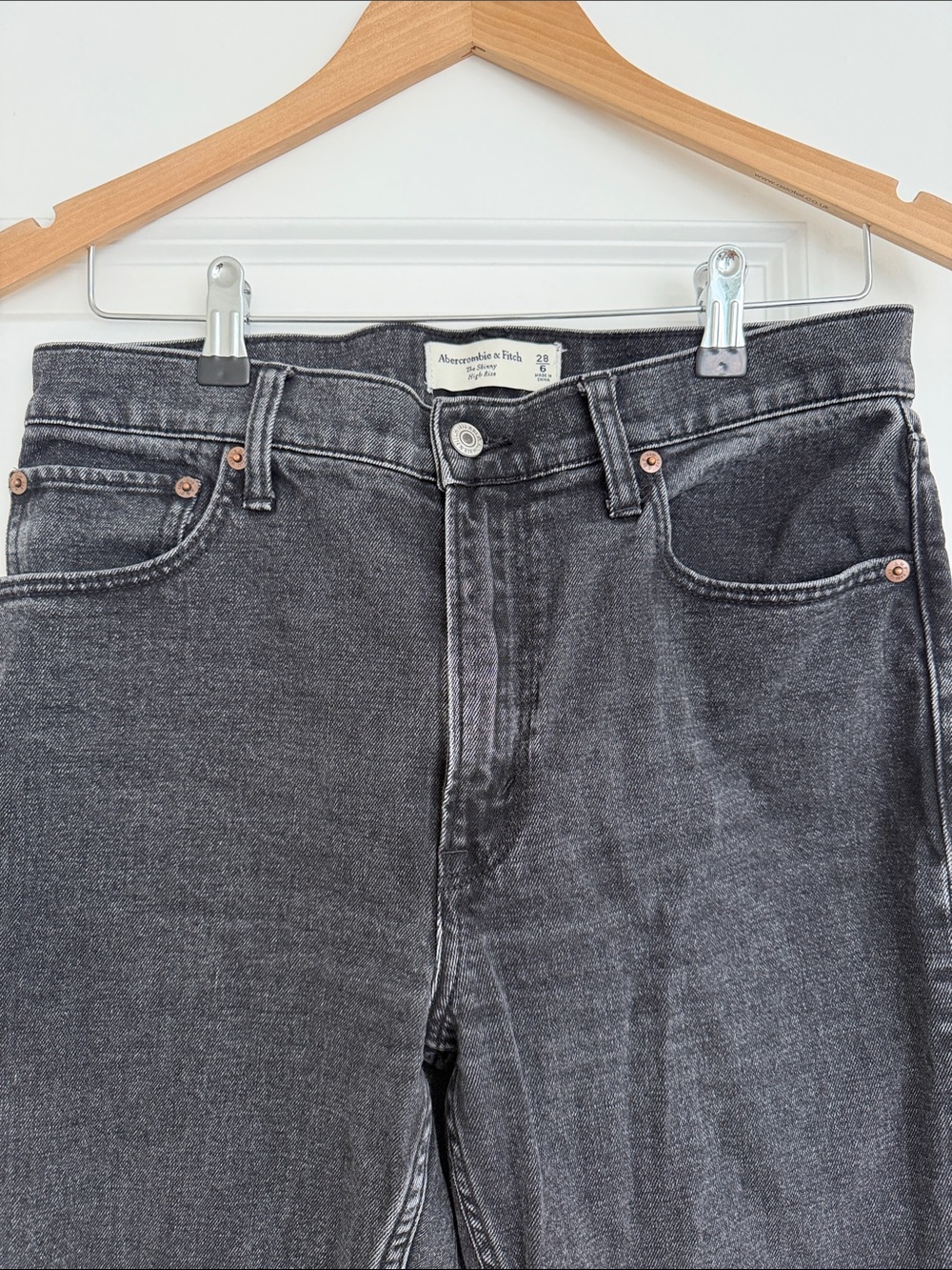 Abercrombie & Fitch High Rise Black Jeans